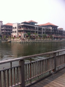 Melaka view across river