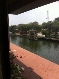 Melaka view from balcony
